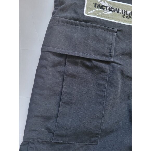 Propper Public Safety Men Black Cargo Short Size XL Utility Casual Logo Workwear - Picture 3 of 14